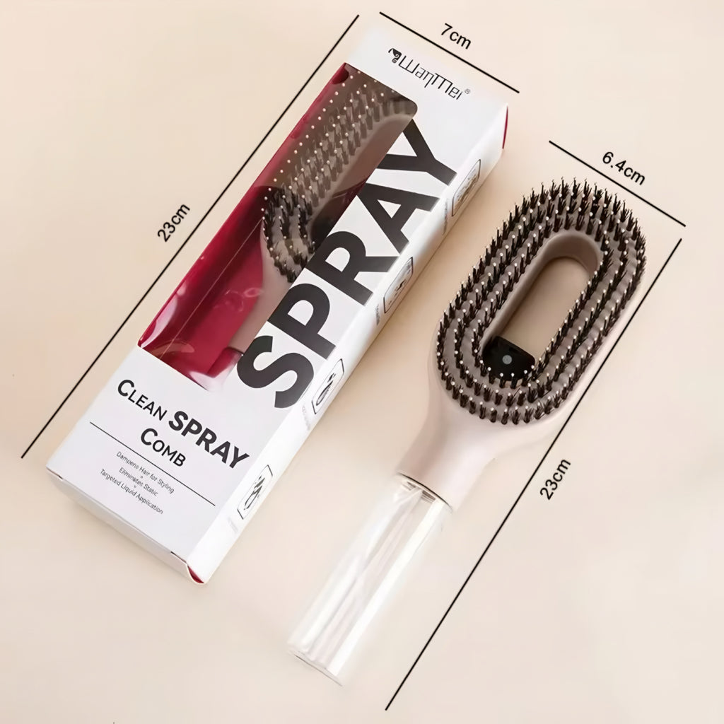 2-i-1 spraykam for hår
